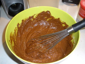 Step 3 chocolate tomato cake