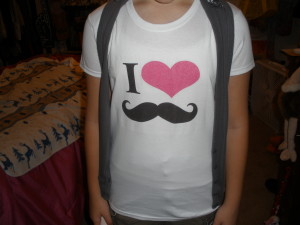 Mustache shirt