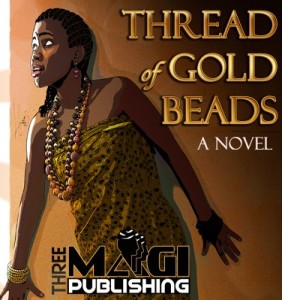 thread of gold beads cover