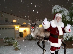 Reindeer Santa