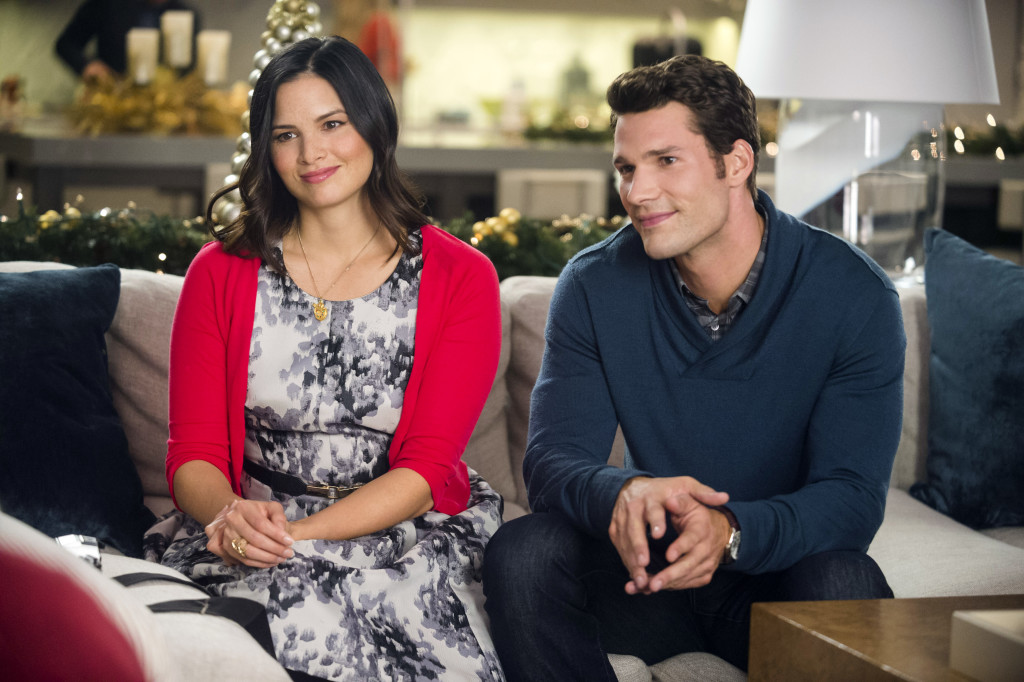 An aspiring artist is hired as a Christmas gift buyer for a high- powered business man with whom she falls in love. Photo: Katrina Law, Aaron O'Connell Credit: Copyright 2015 Crown Media United States, LLC/Photographer: Fred Hayes
