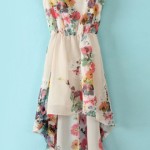 floral sleevelss dress